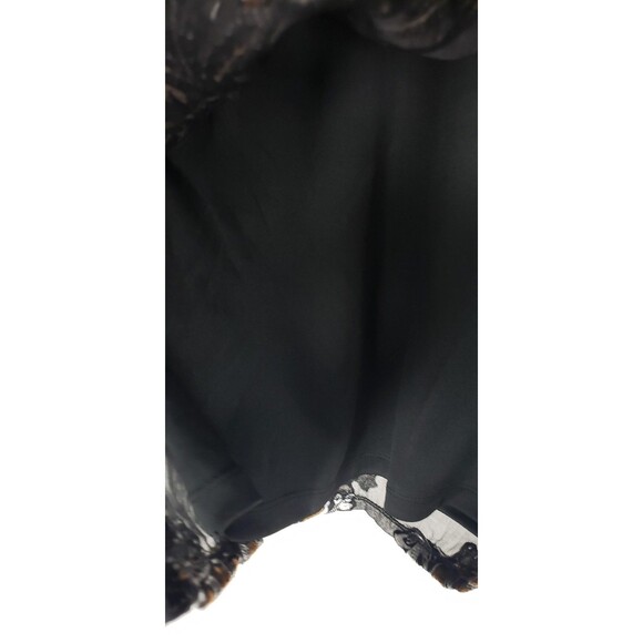 Koko + Mason Floral Blouse M Black Velvet Burnout WhimsiGoth Dark Fairy Witchy - Picture 6 of 13